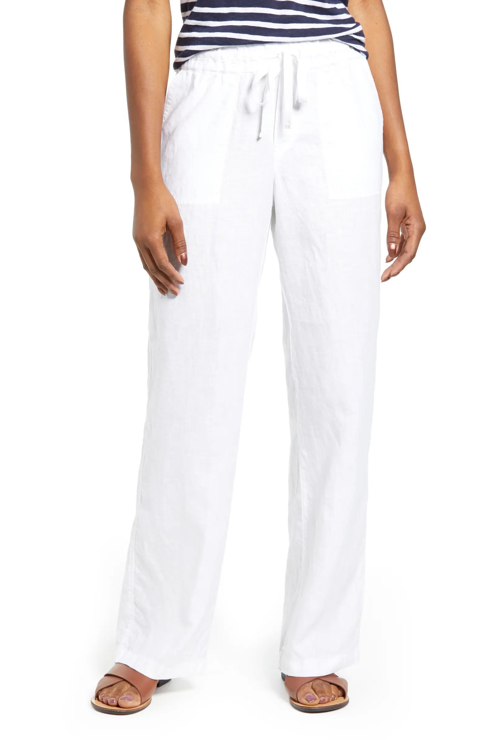 Linen Blend Pants | Nordstrom