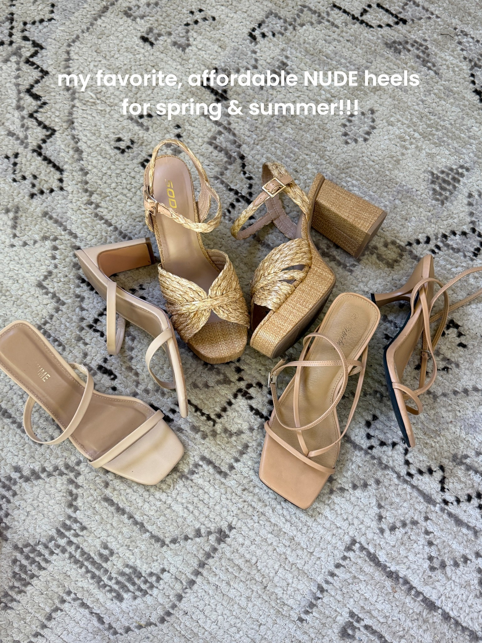 Amazon gave! My go to nude heels for spring & summer!!! 
Comfortable & affordable!! 

#LTKSeasonal #LTKOver40 #LTKmomlife