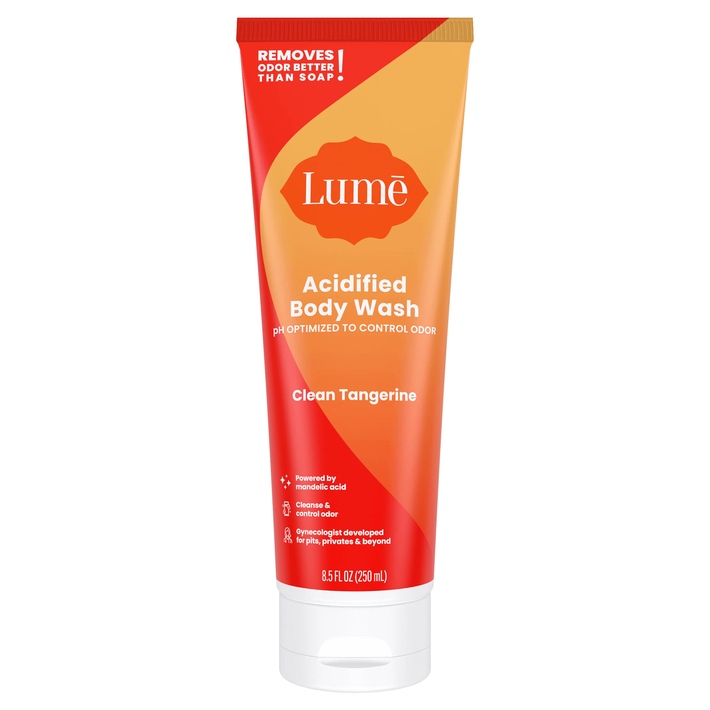 Clean Tangerine | Acidified Body Wash | Lume Deodorant