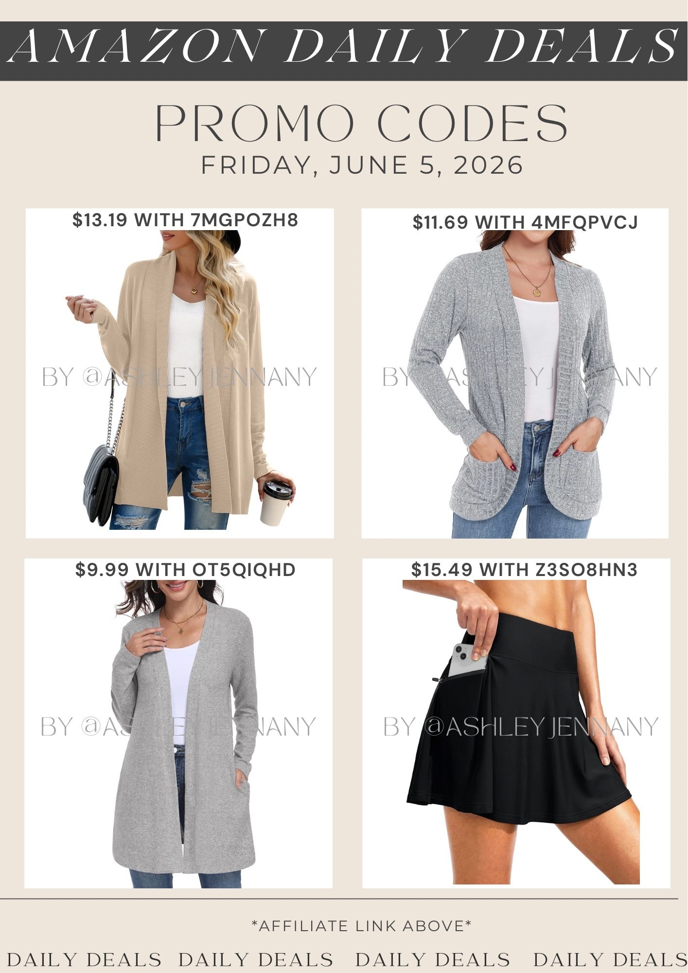 Amazon deals

#LTKMidsize #LTKSaleAlert #LTKootd