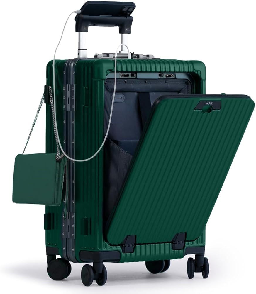 Nobl Travel Carry on Luggage, Zipperless Aluminum Frame, TSA Locks | Amazon (US)
