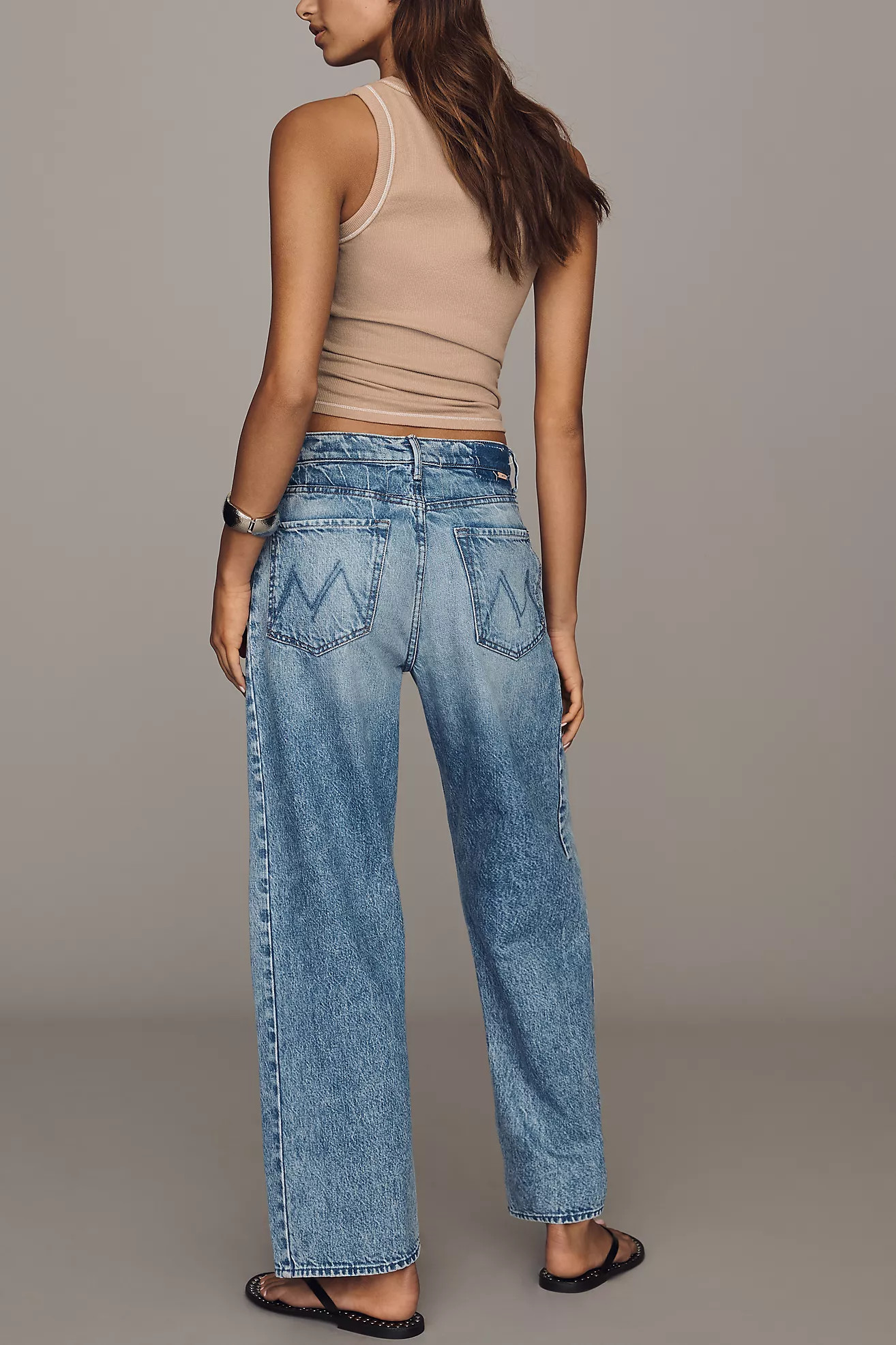 MOTHER Half Pipe High-Rise Tapered Ankle Jeans | Anthropologie (US)