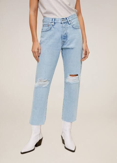 Straight Fit-Jeans in Cropped-Länge | MANGO (DE)