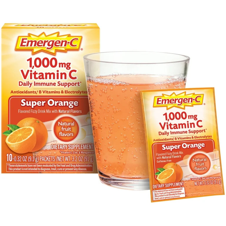 Emergen-C 1000mg Vitamin C Powder, with Antioxidants, B Vitamins and Electrolytes for Immune Supp... | Walmart (US)