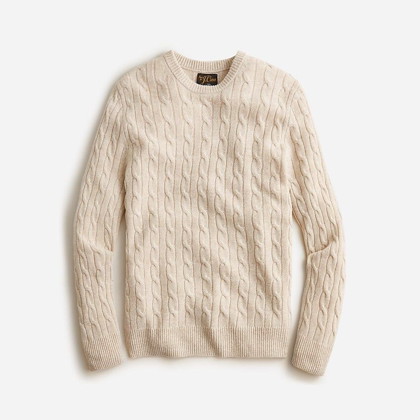 Cashmere cable-knit sweater | J.Crew US