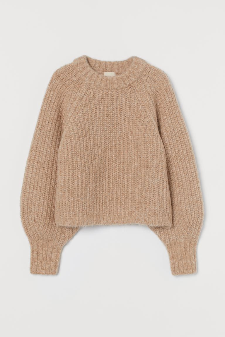 Knit Alpaca-blend Sweater | H&M (US + CA)