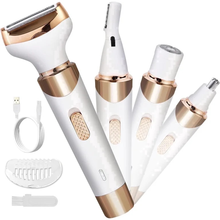 Obacre 4 in 1 Electric Razors for Women, Shaver for Women, Trimmer for Women, Lady Electric Bikin... | Walmart (US)