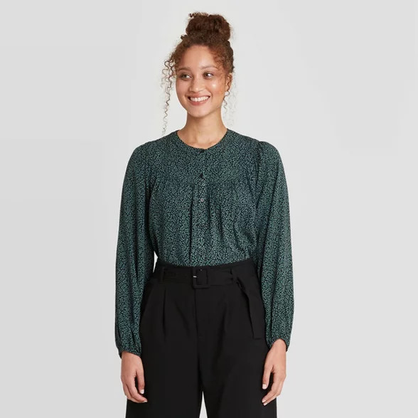 Women's Long Sleeve Everyday Blouse - A New Day™ | Target