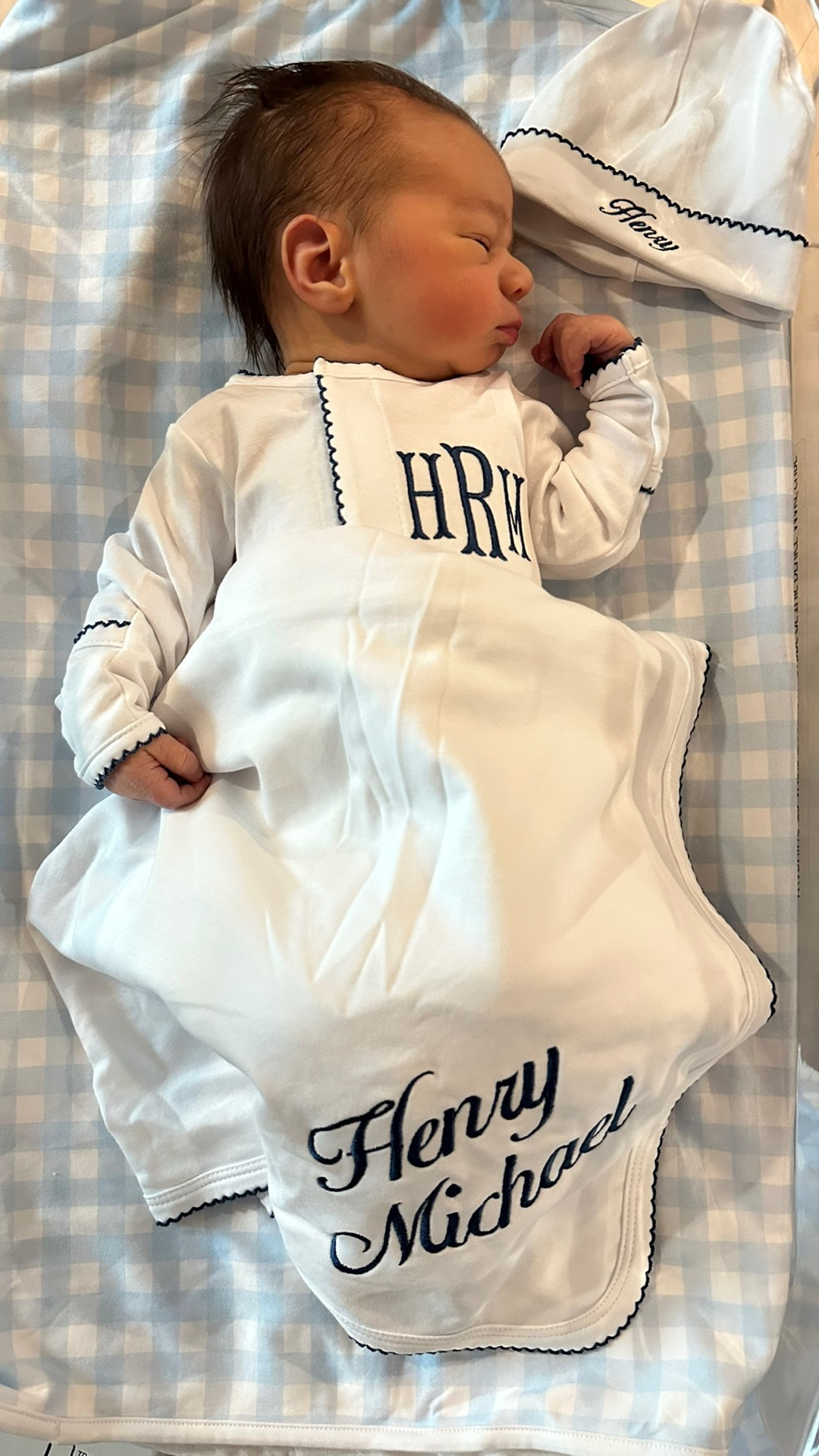 Love a good monogram for baby boy 🩵🍼🎀

#LTKKids #LTKBaby #LTKFamily