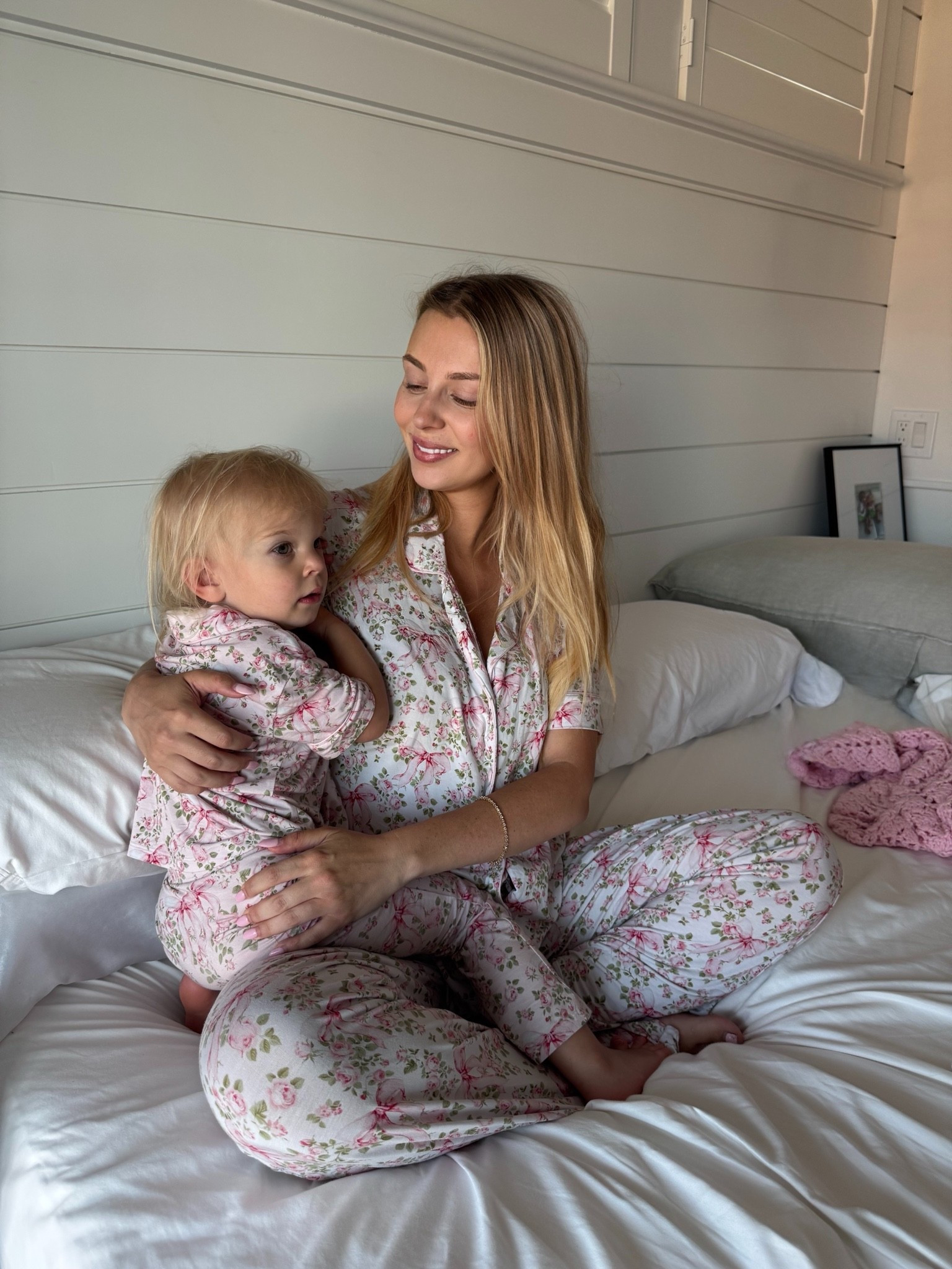 Mommy and me matching pjs