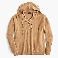 Everyday cashmere pullover hoodie sweater | J.Crew US