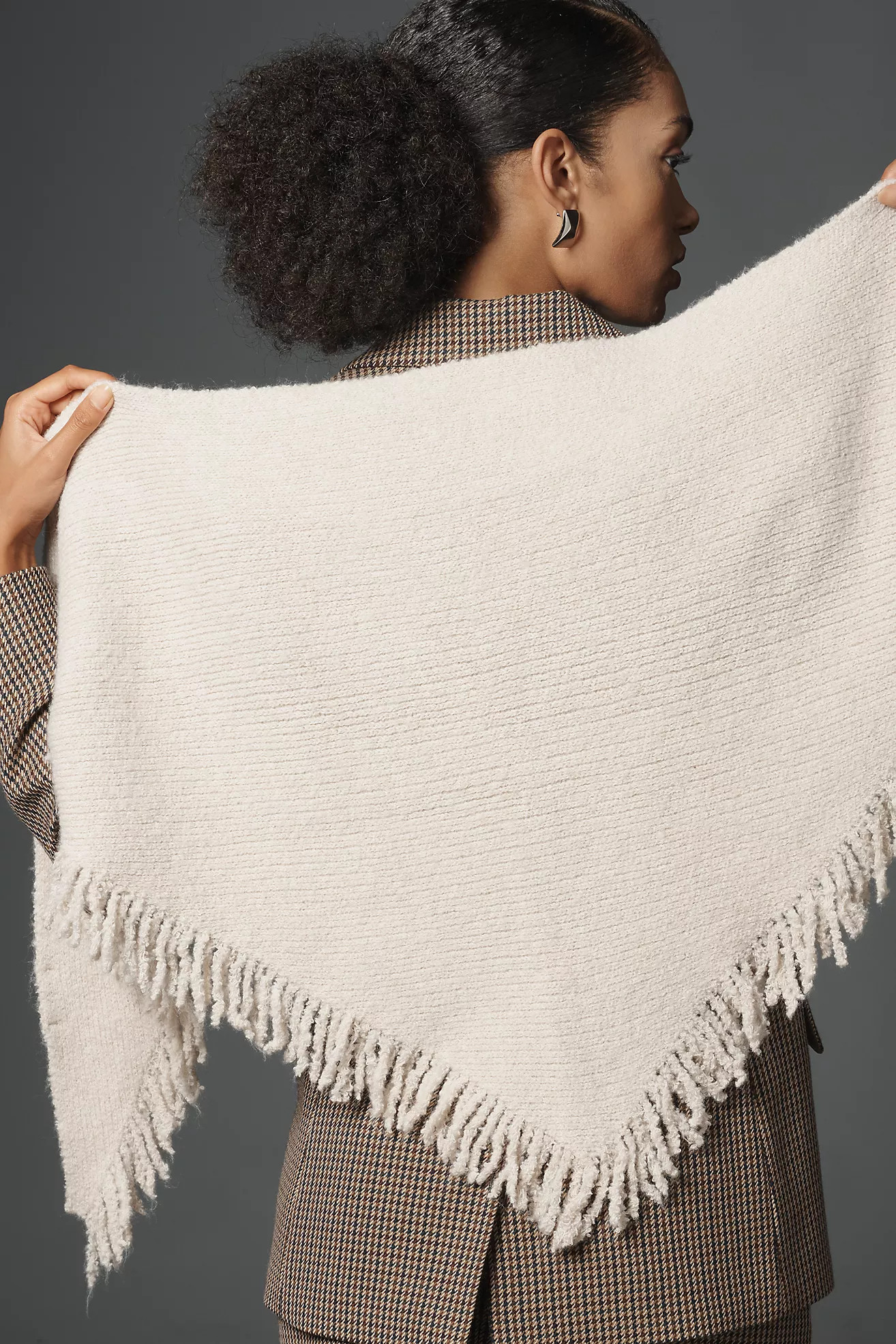 Fringed Triangle Wrap | Anthropologie (US)