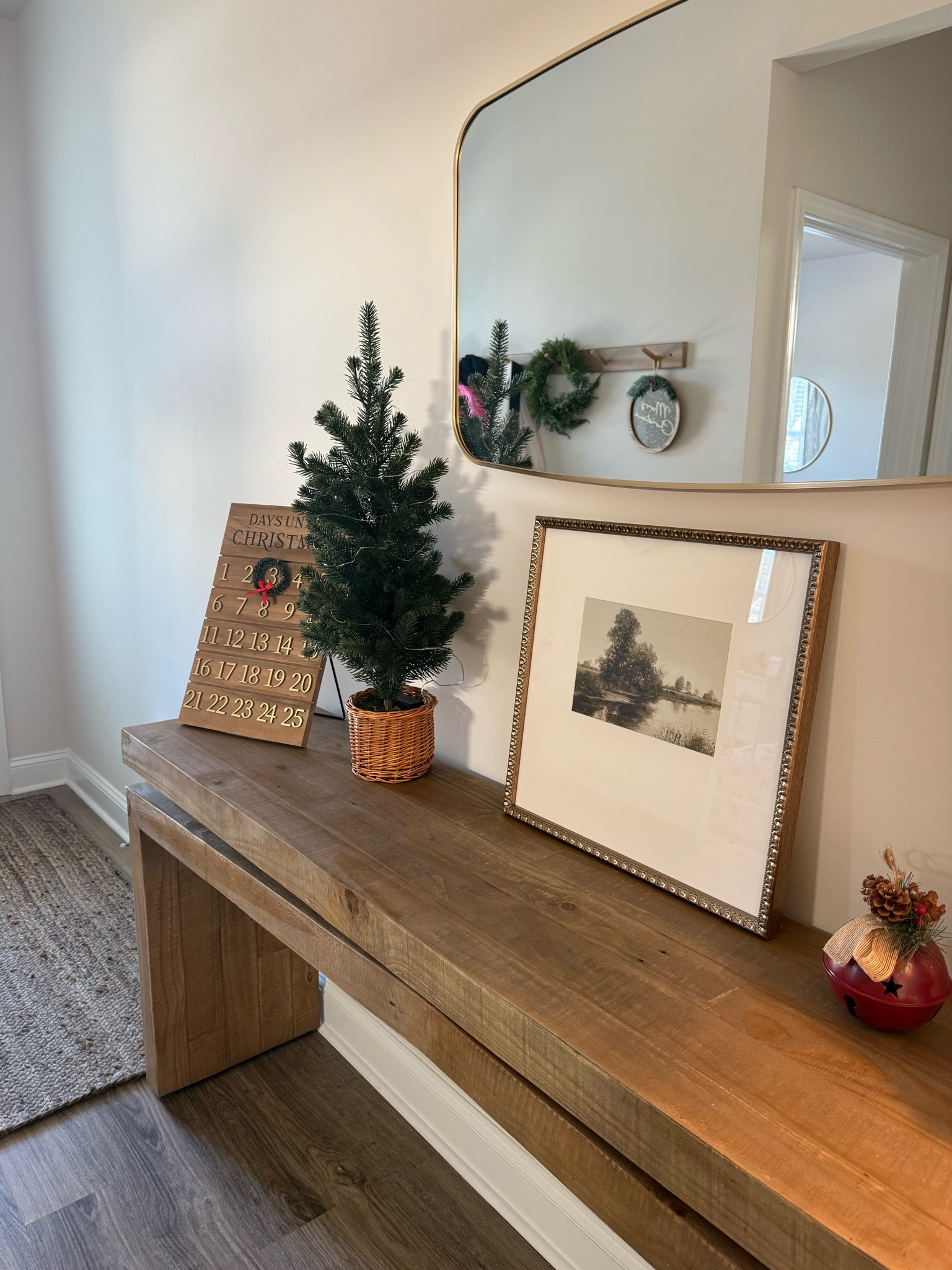 If you’re looking for an entryway table this is it !! I’m obsessed with the size and color 🤎

Wayfair, Wayfair sale, console, entryway, table, entryway table, entryway console, studio McGee, target, target find, Christmas, Christmas decor, faux tree, wall art, art, hearth and hand, jute rug, rug, area rug, entryway rug, hallway, hallway rug 

#LTKSeasonal #LTKSaleAlert #LTKHoliday