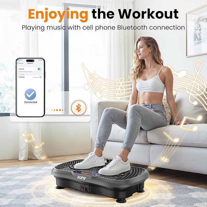 Vibration Plate Fitness Platform Exercise Machine Vibrating Shaking Full Body Shaker Workout Vibr... | Amazon (US)