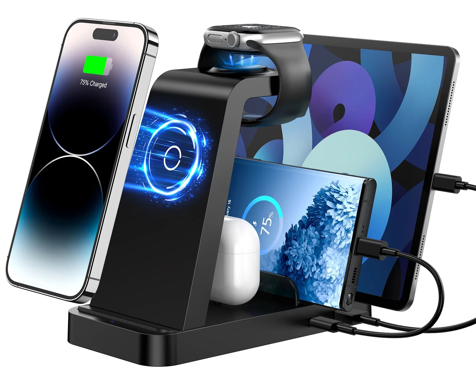 Wireless Charger for iPhone: Fast Charging Station for Apple - Charging Dock for iPhone 15/14/13/... | Walmart (US)