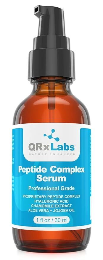 Peptide Complex Serum/Collagen Booster for the Face with Hyaluronic Acid and Chamomile Extract - ... | Amazon (US)