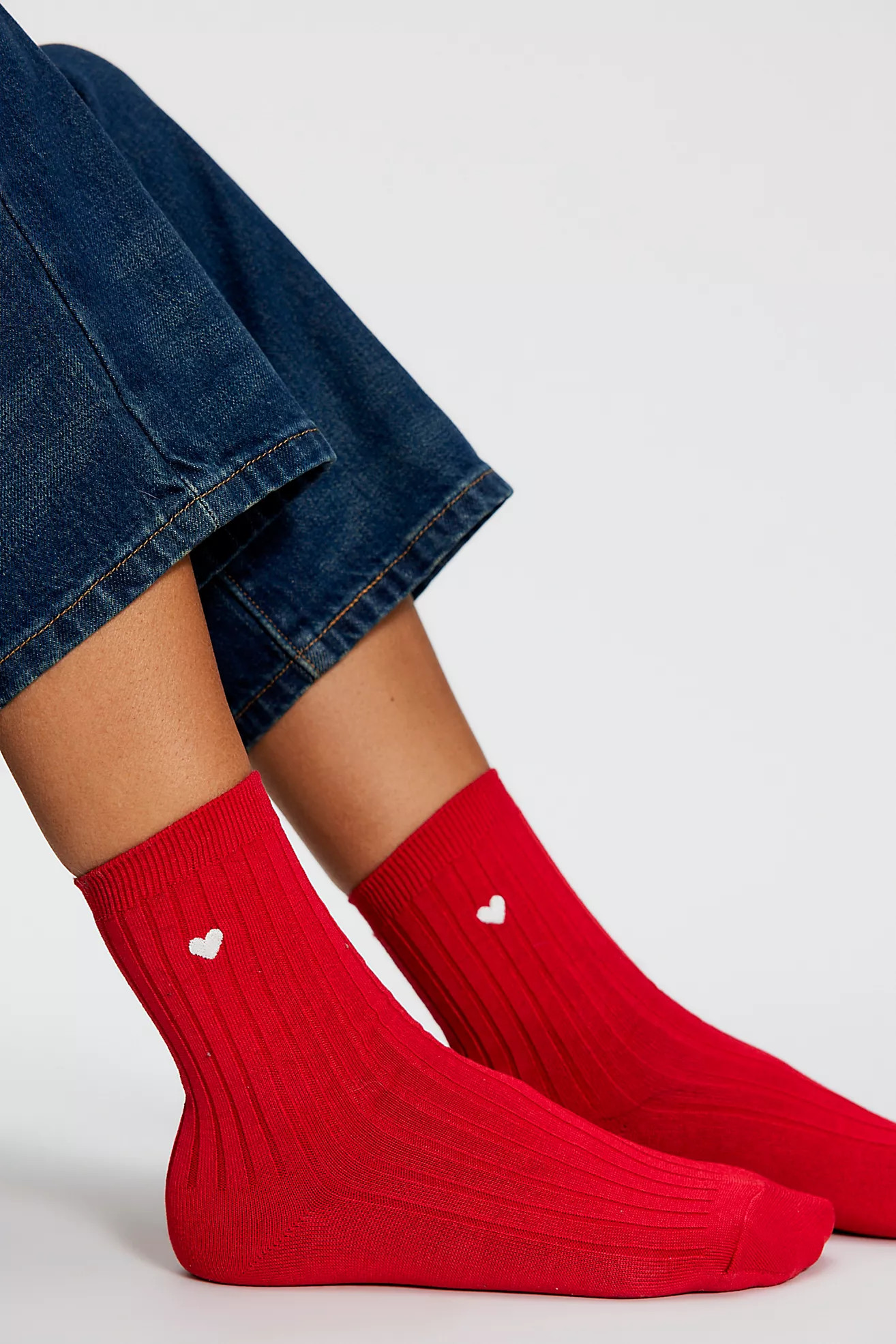 Le Bon Embroidered Her Socks | Free People (Global - UK&FR Excluded)