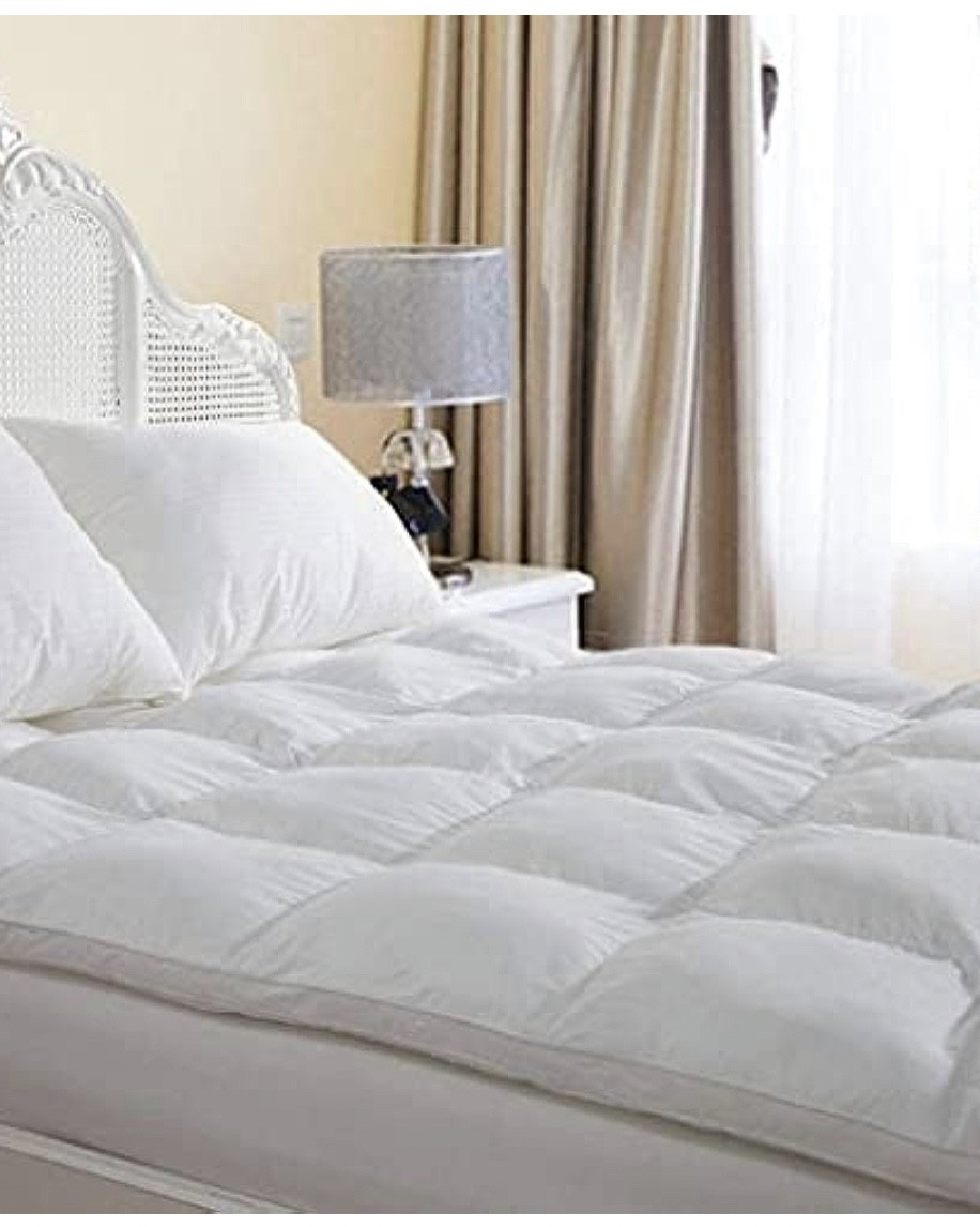 Extra Thick Twin Mattress Topper for Softening Firm Mattress, Overfilled Pillow Top Bed Topper for Cloud-Like Sleep & Back Pain Relief, Cooling & Plush Mattress Pad Cover, Fit to 6”-22”Mattress
Comes in different sizes 
#amazon #sleepgood #mattresspad #fathersdaygift #cozysleep

#LTKPlusSize #LTKGiftGuide #LTKHome