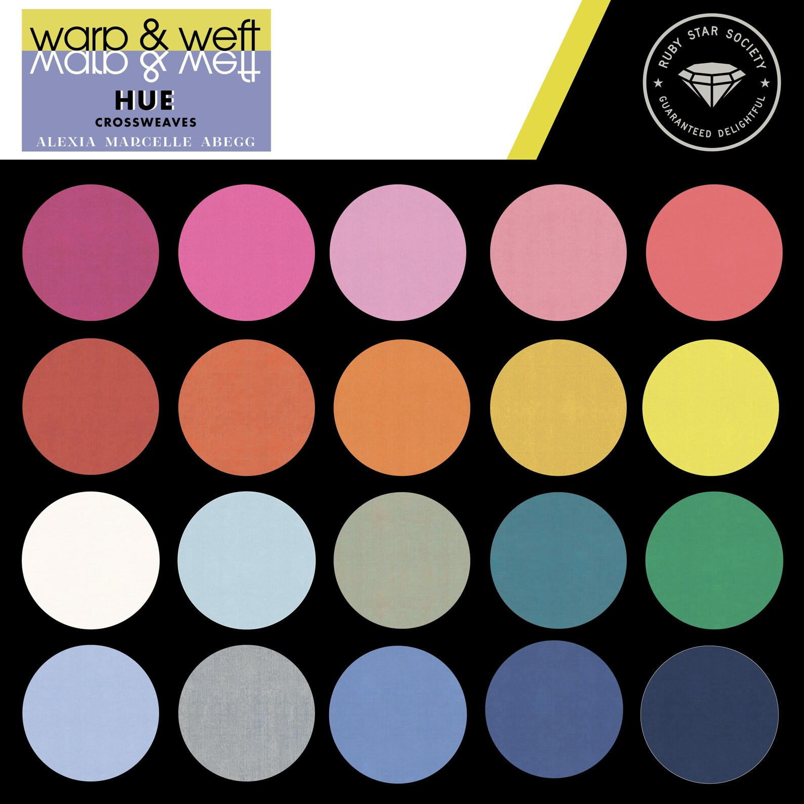 Warp & Weft Hue Crossweave in Thunder by Alexia Marcelle Abegg for Ruby Star RS4108 12 - Priced i... | Etsy (US)