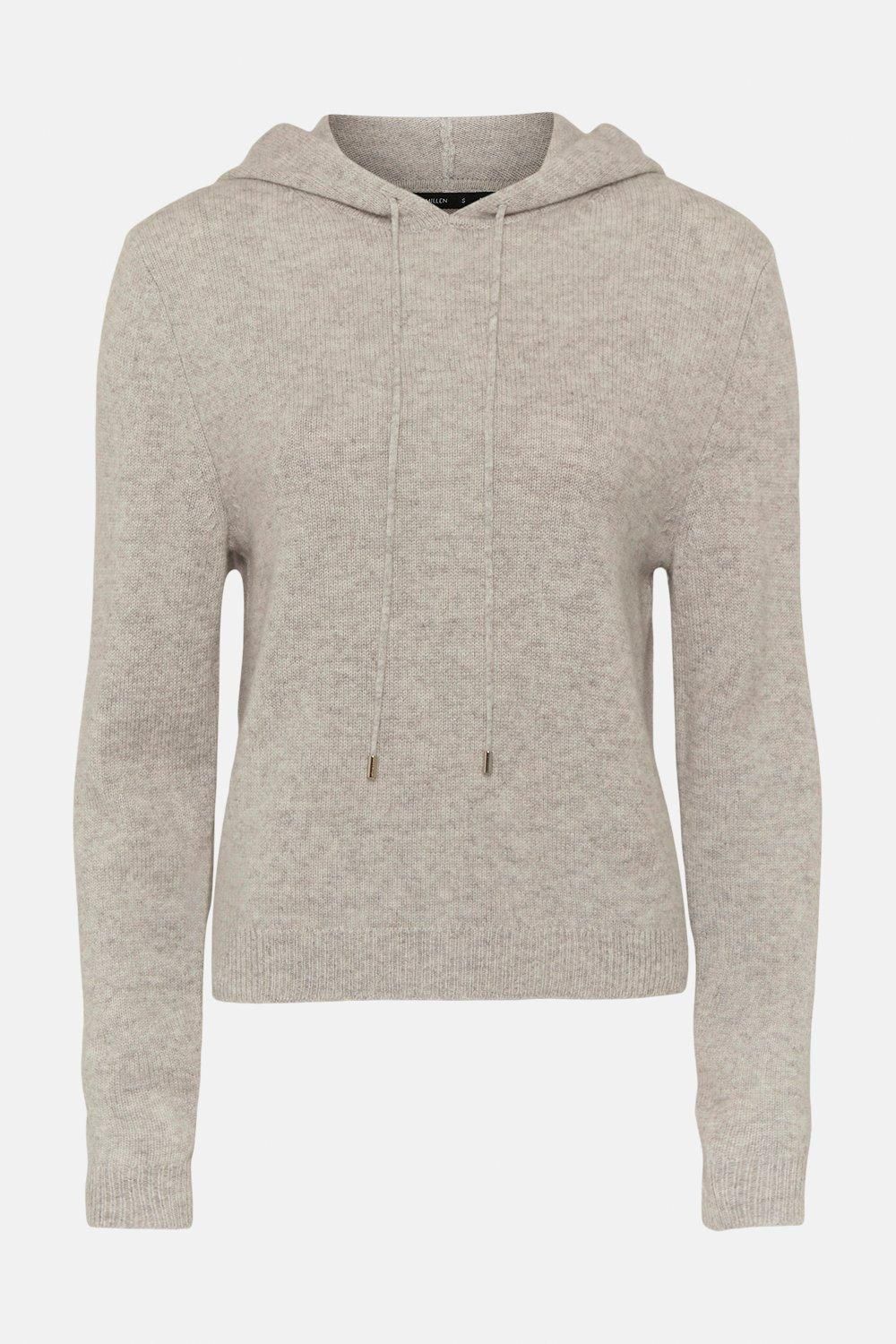 Cashmere Knitted Hoody | Karen Millen UK + IE + DE + NL