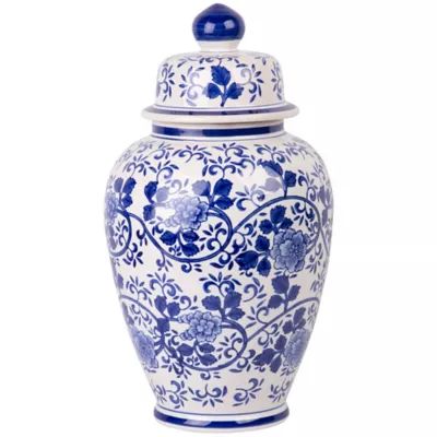 W Home Large Ginger Jar in Blue/White | Bed Bath & Beyond