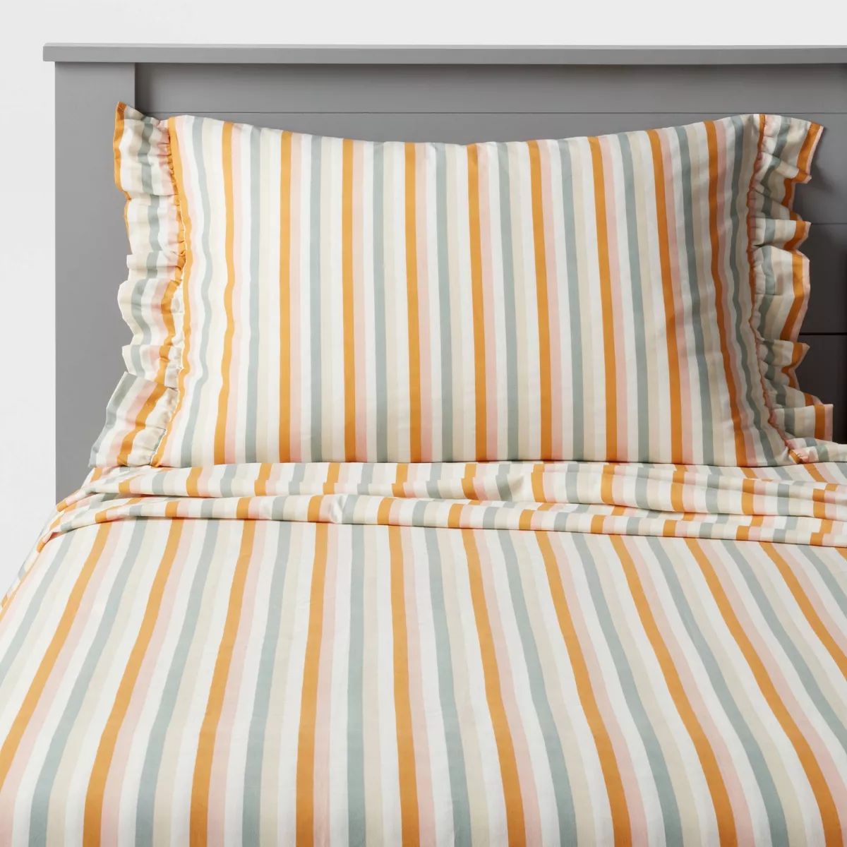 Striped Cotton Kids' Sheet Set - Pillowfort™ | Target