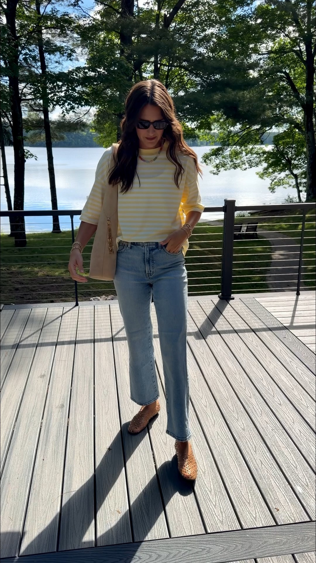 Easy summer outfit 

Top - small
Jeans - size 27 long