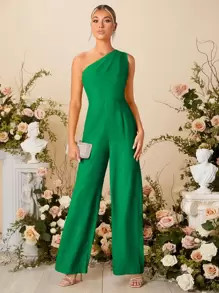 SHEIN Belle One Shoulder Wide Leg Jumpsuit SKU: sw2203030213559294(1000+ Reviews)$17.49$16.62Join... | SHEIN