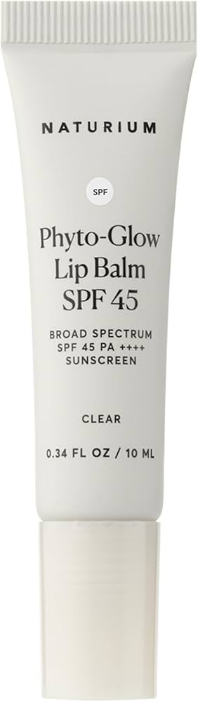 Amazon.com : Naturium Phyto-Glow Lip Balm SPF 45 | Hydrating Gloss with Broad Spectrum Sunscreen ... | Amazon (US)