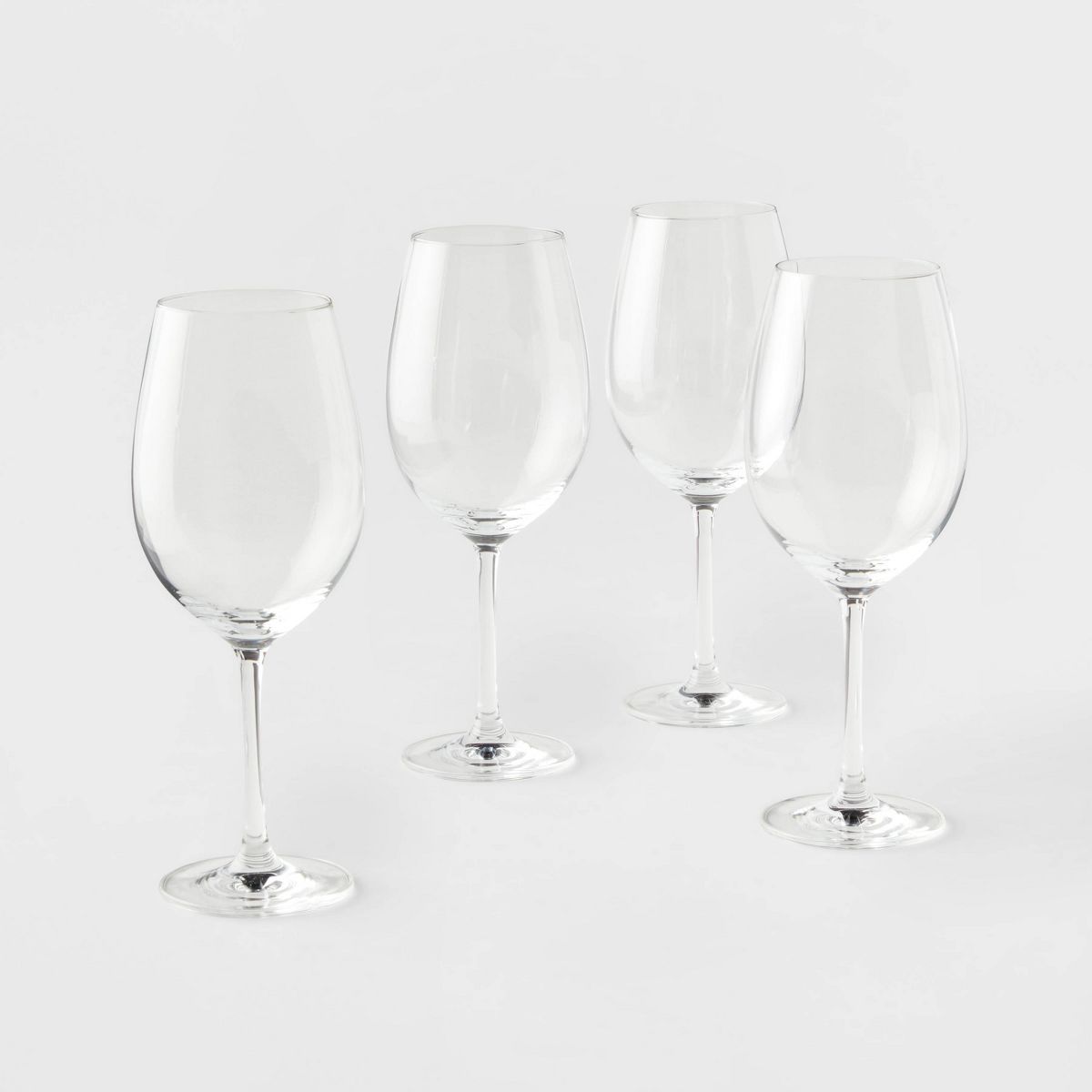 4pk Geneva Crystal 17.1oz Wine Glasses White - Threshold Signature™ | Target