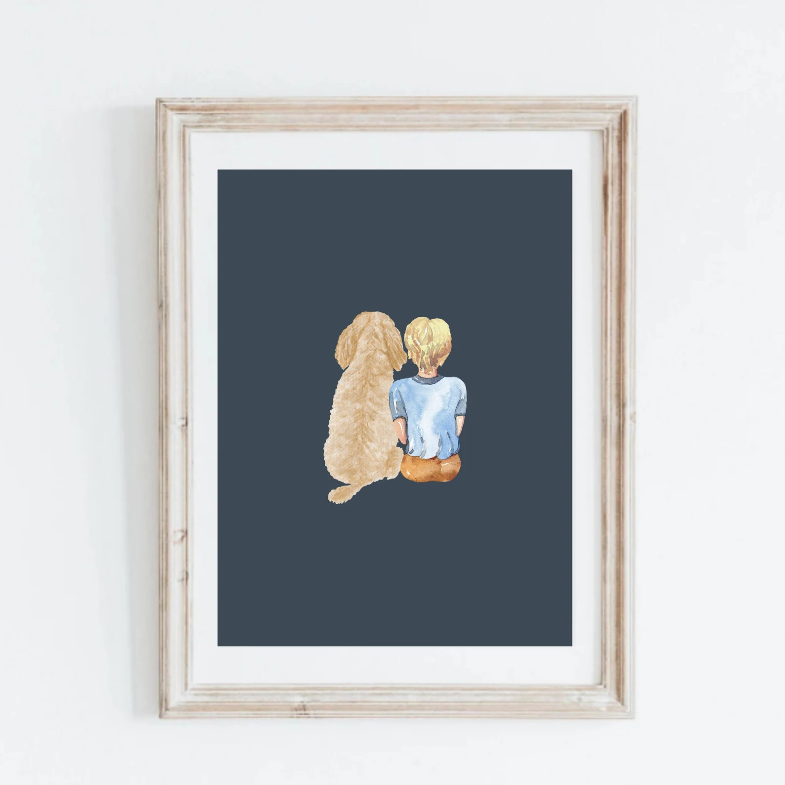 Goldendoodle Digital Download. Boy Nursery Decor Dog Print. | Etsy | Etsy (US)