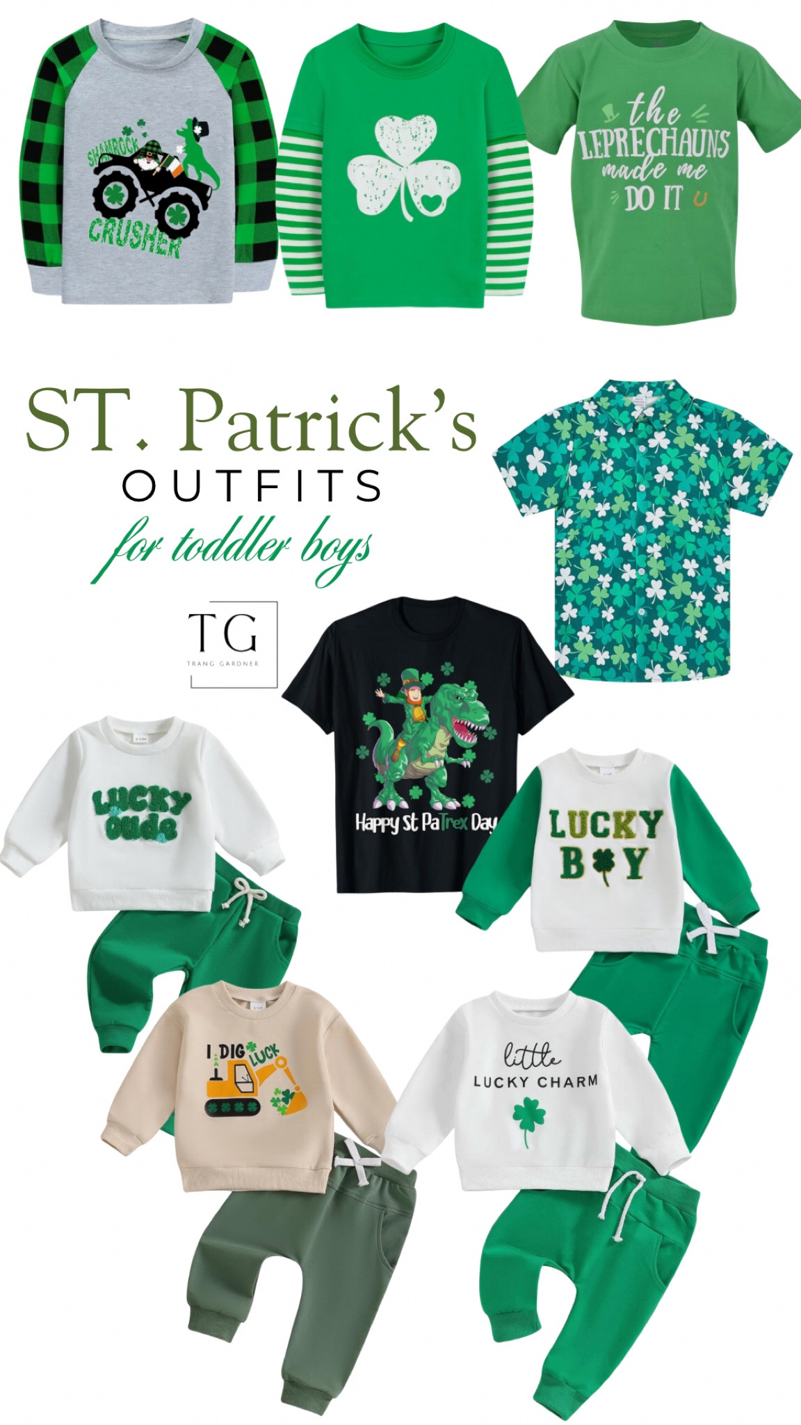 St. Patrick’s outfits for toddler boy 

#LTKKids #LTKSeasonal #LTKFindsUnder50