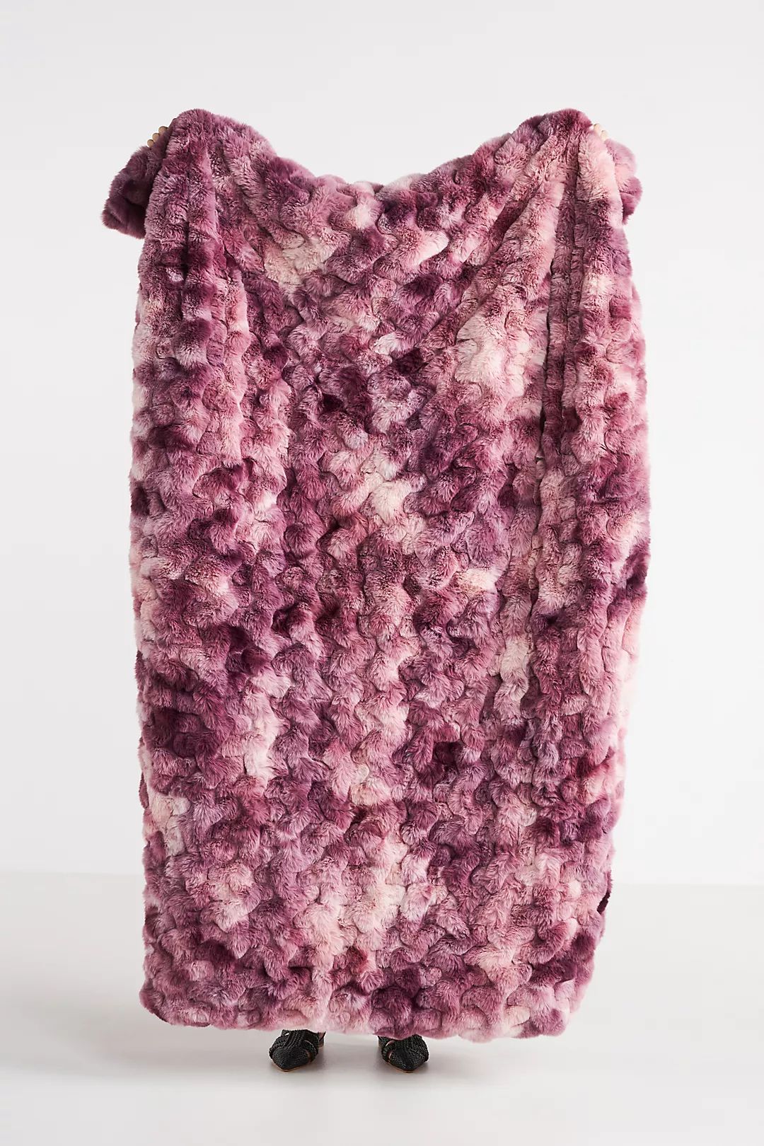 Luxe Faux Fur Throw Blanket | Anthropologie (US)