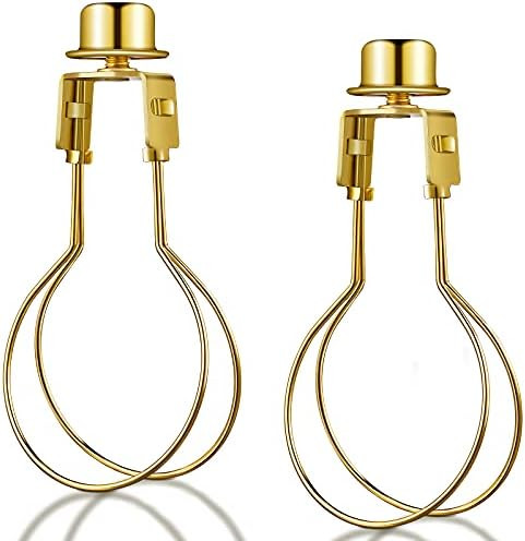 Honoson Bulb Lamp Shade Light Bulb Clip Adapter Includes Finial and Lampshade Levellers for Repla... | Amazon (US)