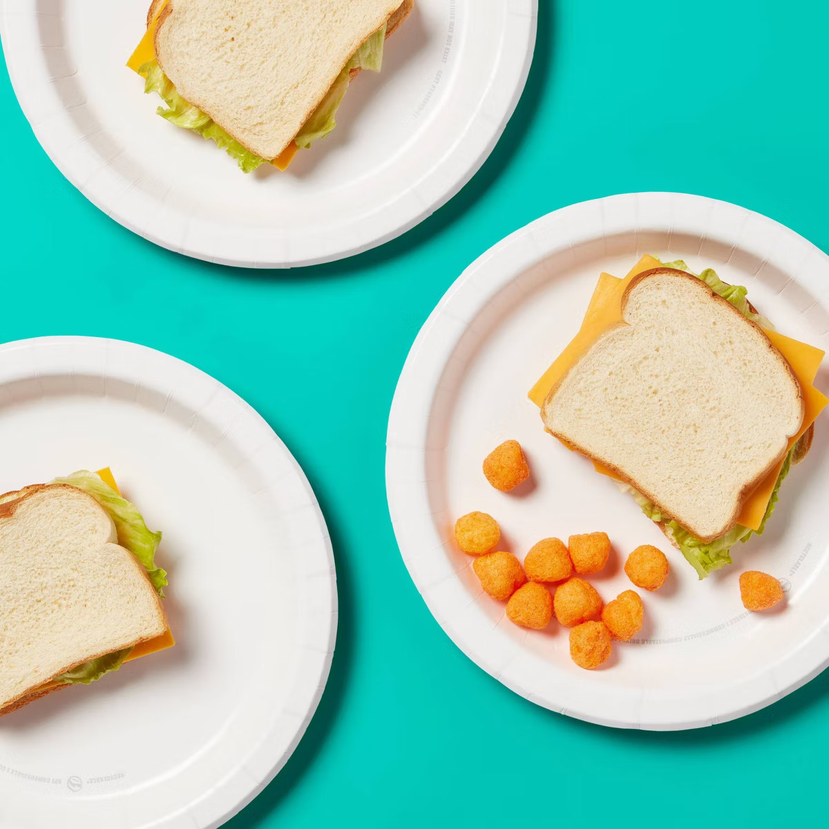 White Paper Plate 10" - 54ct - up&up™ | Target