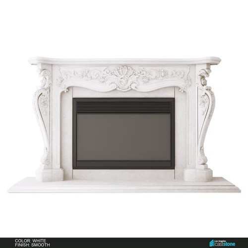 Los Angeles Cast Stone Josephine Fireplace Surround | Wayfair | Wayfair North America