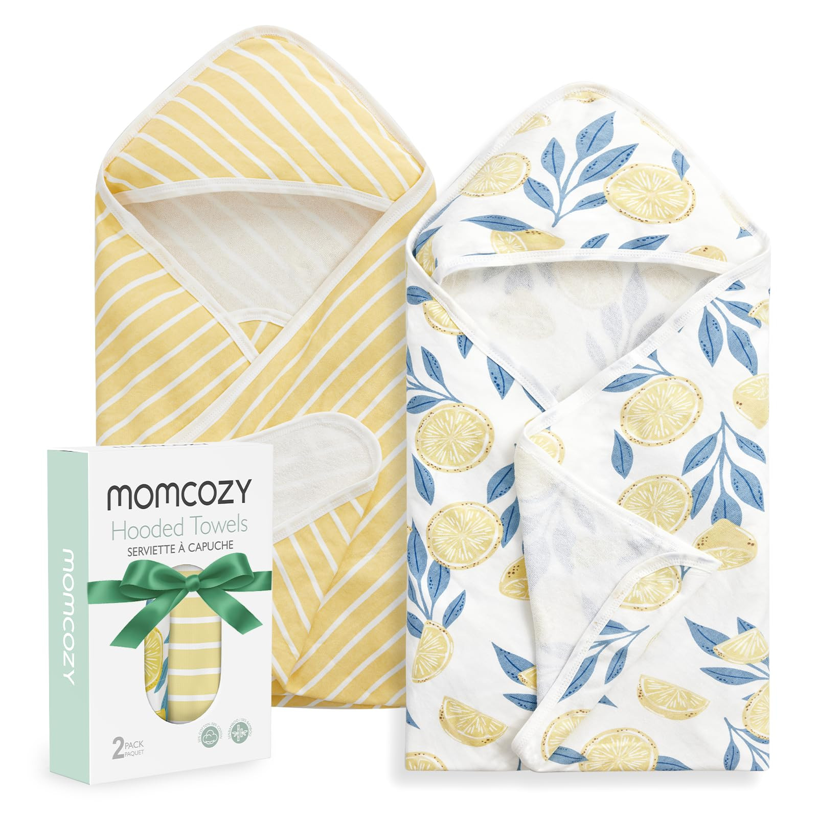 Momcozy Baby Towel with Hooded - Ultra Soft & Absorbent Large Bath Towel Set for Comfort & Gentle... | Amazon (US)