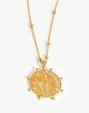 Lucy Williams Engravable Beaded Coin Necklace | Missoma