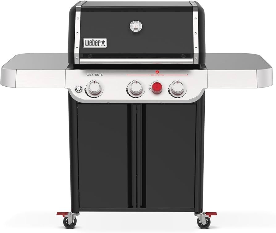 Weber Genesis E-325 Liquid Propane Gas Grill for Outdoor Cooking, 3 Burners, Black \u2013 Porcela... | Amazon (US)