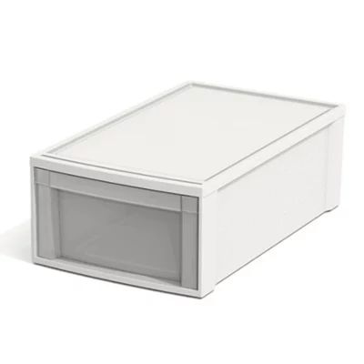 Simply Essential™ Underbed Stacking Drawer in White | Bed Bath & Beyond | Bed Bath & Beyond