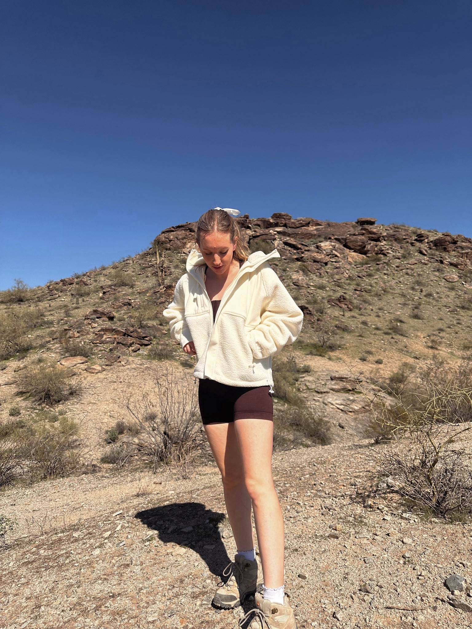 Hiking in POPFLEX #activewear #arizona #momstyle #workoutshorts #hikingshoes #hikingboots

#LTKfitness #LTKstyletip