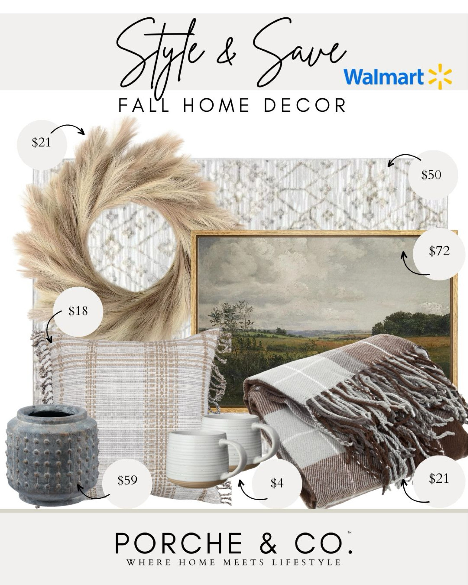 Fall decor, style & save, Walmart, Walmart fall decor, fall styling 
#visionboard #moodboard #porcheandco

#LTKStyleTip #LTKHome #LTKSeasonal
