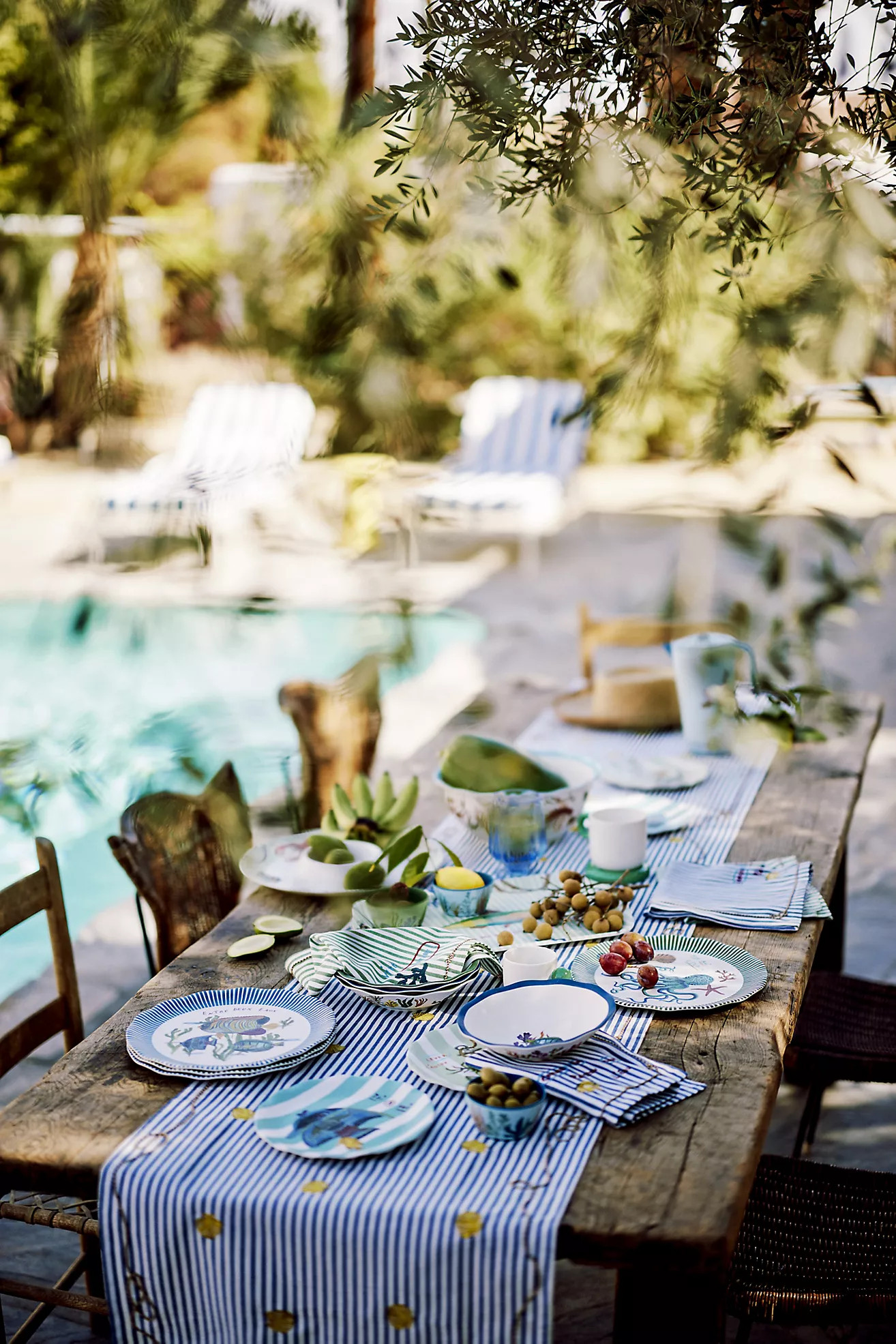 Nathalie Lete By the Sea Melamine Dessert Plate | Anthropologie (US)