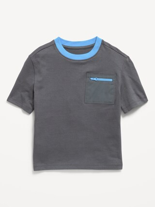 Oversized Short-Sleeve Utility Pocket T-Shirt for Toddler Boys | Old Navy (US)