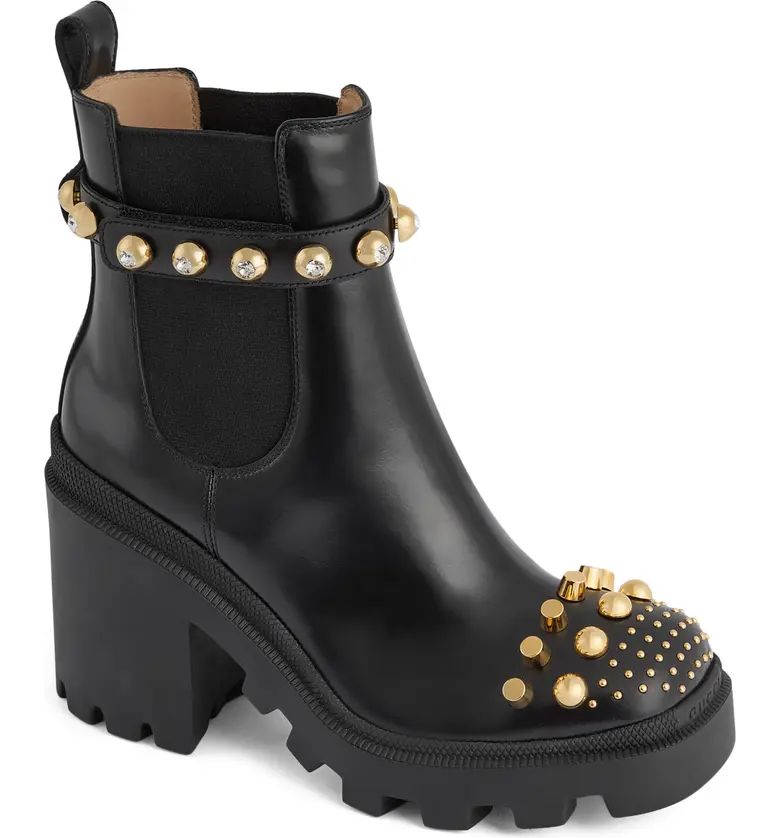 Gucci Trip Studded Chelsea Boot | Nordstrom | Nordstrom