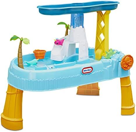 Little Tikes Kids Waterfall Island Water Activity Play Table Set with Accessories, Outdoor, for B... | Amazon (US)