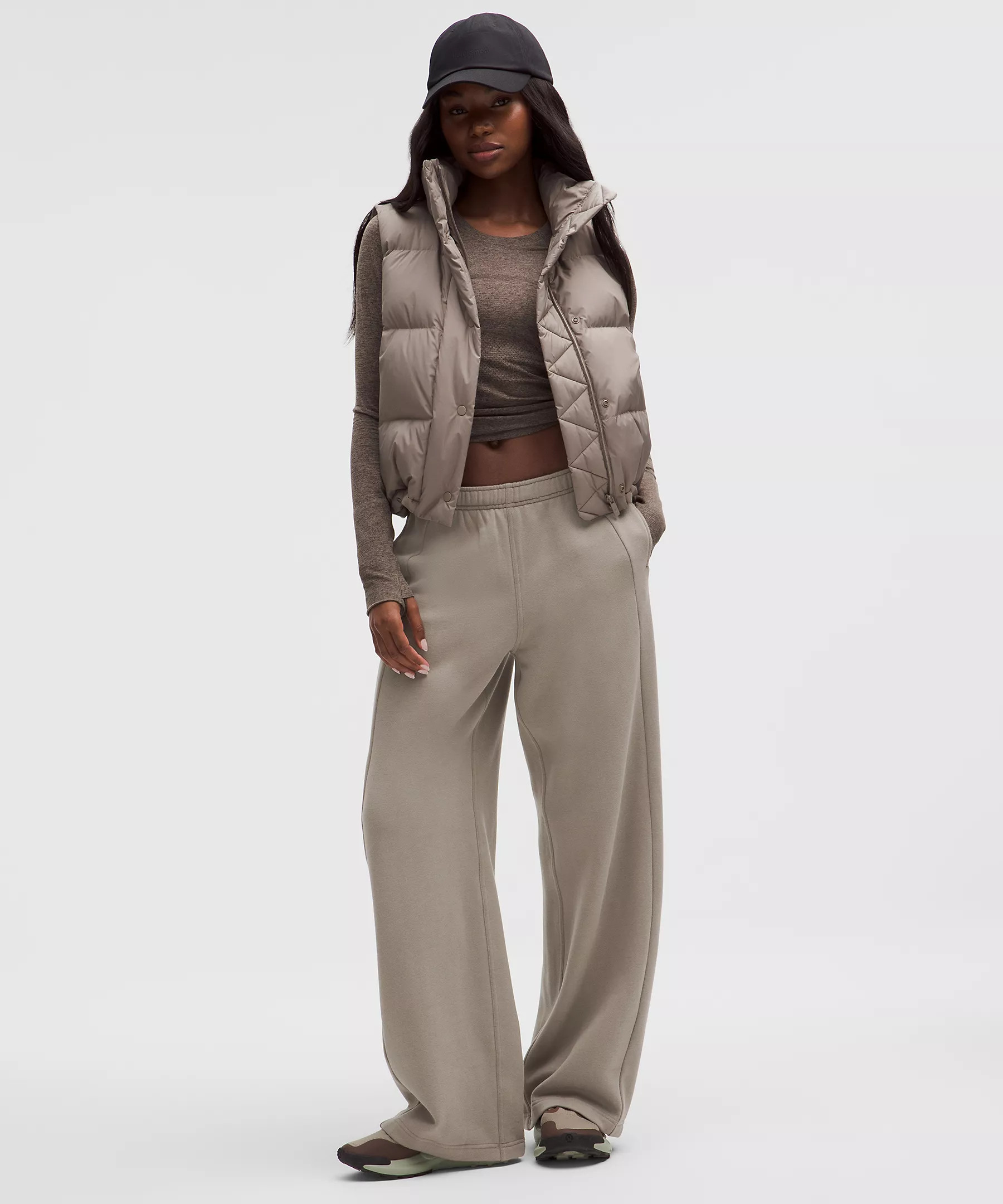 Scuba Mid-Rise Wide-Leg Pant Gathered Waistband | Lululemon (US)