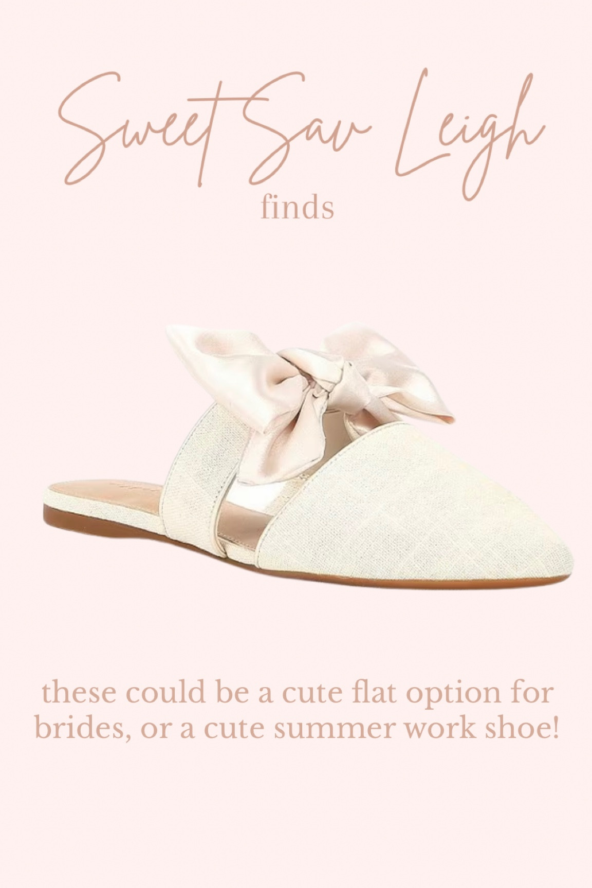 The prettiest bow mules that can be worn as a bridal option or summer shoe! 

#LTKSeasonal #LTKFind #LTKwedding
