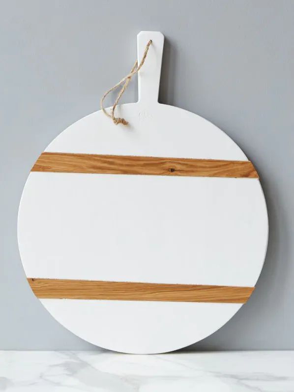 White Round Mod Charcuterie Board, Medium | Verishop