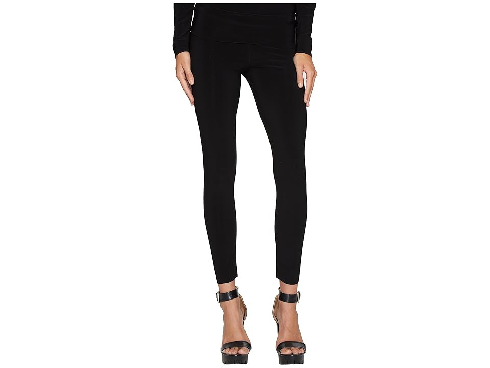 Norma Kamali Cropped Leggings Women's Casual Pants Black : MD 26, Polyester/Spandex | Zappos